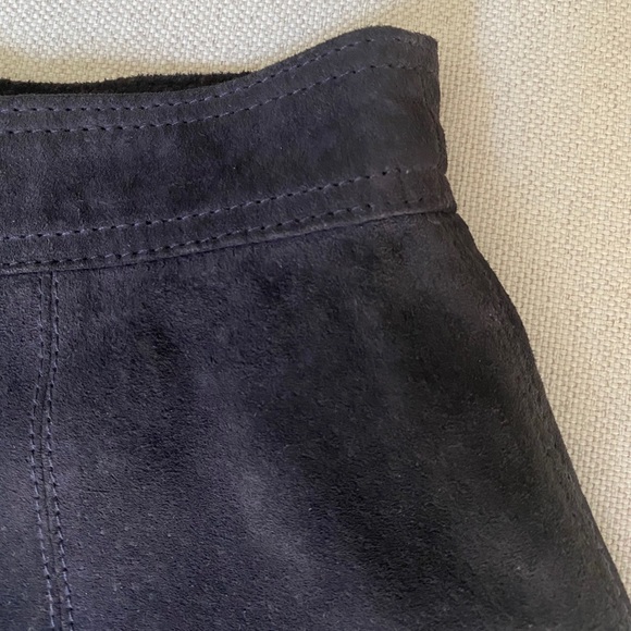 Bagatelle Suede Button Front Skirt - Picture 9 of 9